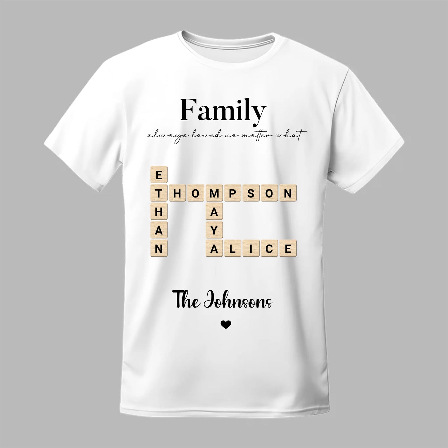 Your Family Names Tee